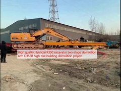 پروژه تخریب ساختمان های بلند کوالالتی هیوندای R350