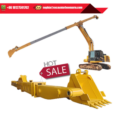 بیل مکانیکی تولید کننده حرفه ای با بازوهای حفاری بلند بیل مکانیکی CAT320 بوم تلسکوپی دو بخش