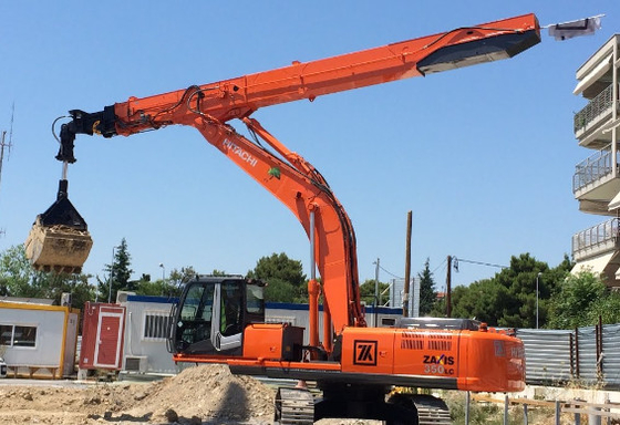 بازوی تلسکوپی بلند بوم Excavator Clamshell 4600mm برای Hitachi CAT ولوو