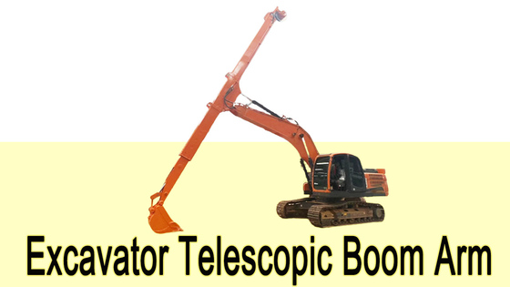 OEM LG700 Telescopic Excavator Boom Arm For Cat هیتاچی کوماتسو کوبلکو