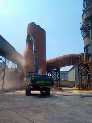 گواهینامه CE PC450 320 بیل مکانیکی بتنی اتصالات تخریب طولانی مدت چوب چند صحنه بادوام