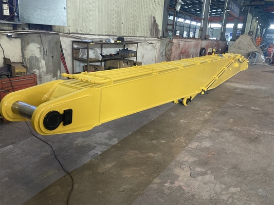 Antiwear Long Reach Demolition Boom 26 متری زرد رنگ برای SANY 485
