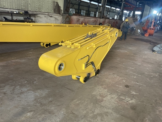 Antiwear Long Reach Demolition Boom 26 متری زرد رنگ برای SANY 485