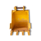 سطل بیل مکانیکی ضد زنگ عملی Sany , سطل مینی بیل مکانیکی کوماتسو 1.6 Cbm