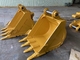 سطل بیل مکانیکی سنگ مقاوم در برابر سایش CE، سطل استاندارد بیل مکانیکی HYUNDAI