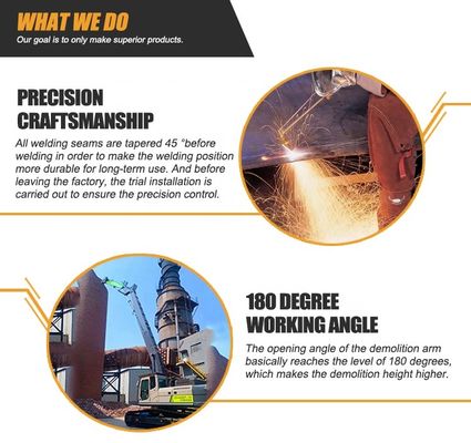 بیل مکانیکی تخریب طولانی مدت Q355B Q690D برای کاترپیلار