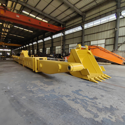 بازوی تلسکوپی CAT CAT320B 14M به طور گسترده در ساخت و ساز خیابان های شهری استفاده می شود