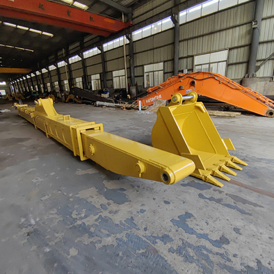 بازوی تلسکوپی CAT CAT320B 14M به طور گسترده در ساخت و ساز خیابان های شهری استفاده می شود