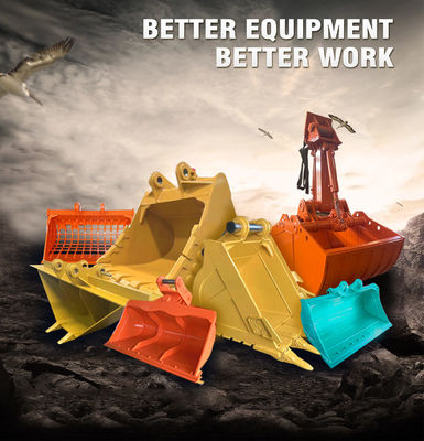 سطل بیل مکانیکی Q355B MN400 Hardox500 0.8 1 Cbm برای 320 ZX200 DX200 SY205C