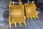 2m3 Sk500 Excavator بزرگ سطل زرد یا مشتری مورد نیاز، GP سطل برای بلند رسیدن بوم