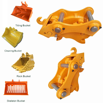 امن و موثر Excavator Quick Coupler، هیدرولیک Quick Hitch با پین برای گربه های hitachi komatsu sanny