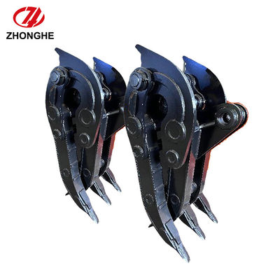 گیره مکانیکی ضد لباس CE برای بیل مکانیکی، گیره فلزی ضایعات  Jcb Liebherr