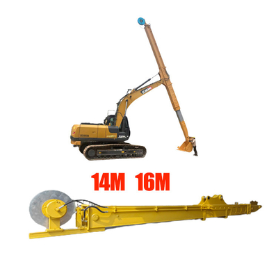 بازوی تلسکوپی CAT CAT320B 14M به طور گسترده در ساخت و ساز خیابان های شهری استفاده می شود