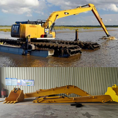 بازوی بلند مدت حفاری سفارشی، OEM ODM 8-30 متر بازوی بلند مدت برای CAT Hitachi 6-120 تن حفاری بازوهای بلند
