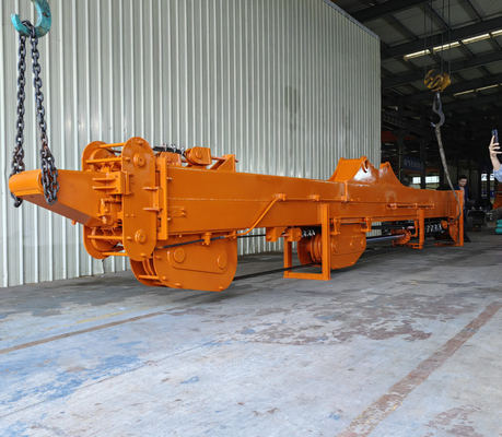 بیل مکانیکی پمپ بتن بوم تلسکوپی سه بخش بوم بلند برای CAT Hitachi Kobelco