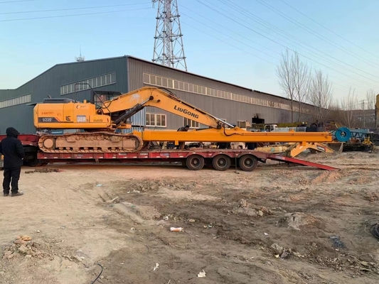 بوم تلسکوپی بیل مکانیکی 15 متری HG785 Q355B مواد برای KOBELCO SK200