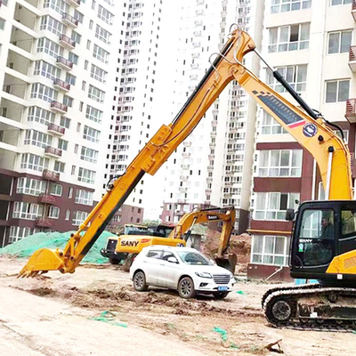 8 متري 10 متري 12 متري Excavator Sliding Boom Arm Q690 براي کوبلکو دوسان هیوندای