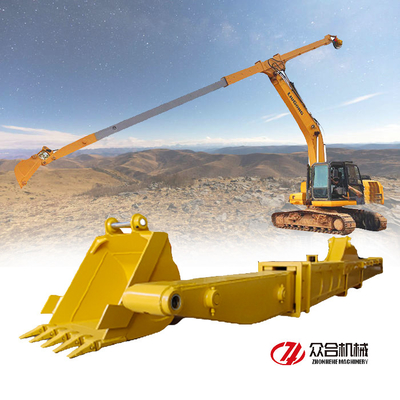 بازوی بلند مدت Excavator Clamshell بازوی تلسکوپی برای Hitachi CAT ولوو کوبلکو