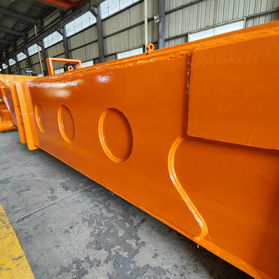 بوم تلسکوپی بیل مکانیکی فولادی HD700 با سطل تاشو برای  هیتاچی ولوو