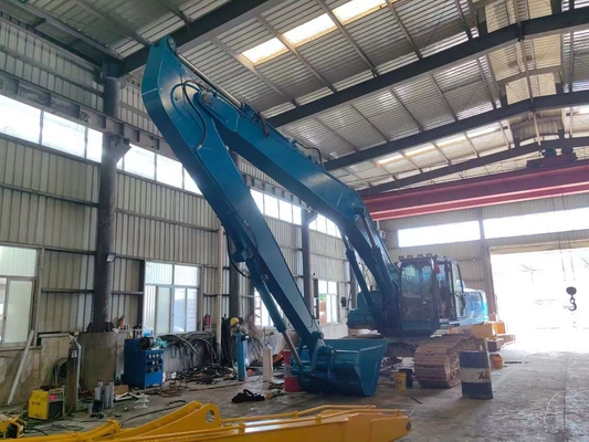 Q355B Excavator Long Reach Booms Arm Long Boom زرد قرمز سبز طول 7 متر