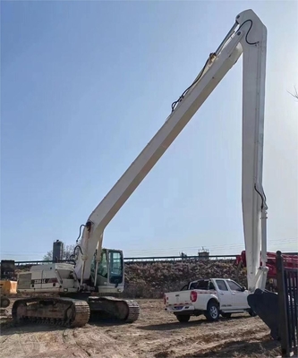 Q355B Excavator Long Reach Booms Arm Long Boom زرد قرمز سبز طول 7 متر