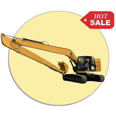 گواهینامه CE Excavator Long Arm Booms 17m 18m Q355B زرد / قرمز / سبز