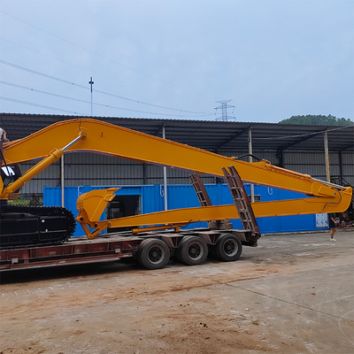 Q355B Excavator Long Reach Booms Arm Long Boom زرد قرمز سبز طول 7 متر