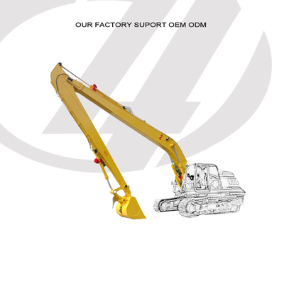 Q355B Cat Long Reach Excavator Booms برای 6-60 تن حفاری