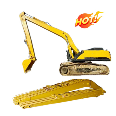 15 متری حداکثر طول جدید Excavator Long Reach Booms 10-30m طول بوم 1.8 Cum Rock Bucket