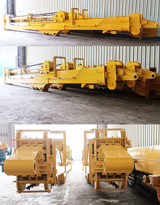 حفاری با کارایی بالا بوم تلسکوپی بلند بلند برای حفاری عمیق تر بوم تلسکوپی Excavator clamshell