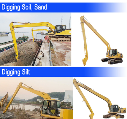 Q355B Cat Long Reach Excavator Booms برای 6-60 تن حفاری