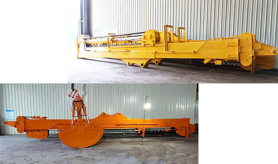 Antiwear 20-50ton تلسکوپی بیل مکانیکی بوم سه بخش 25 متر 30 متر 32 متر CAT SY PC ZX