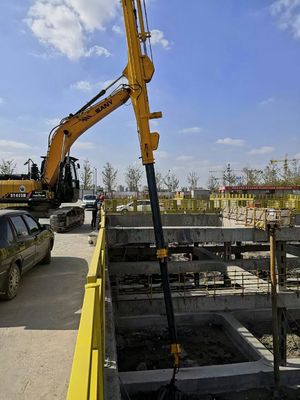 دقت بالا CAT320 Excavator سه مرحله بازوی تلسکوپی BS900E برای مهندسی حفره های عمیق