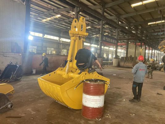 مواد قابل تنظیم بارگیری حفاری Clamshell سطل ظرفیت بزرگ بر اساس مدل