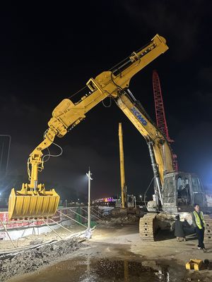 گواهی CE بیل مکانیکی 12 14 16 متری، الحاقات ماشین آلات ساختمانی، بوم تلسکوپی، سطل استاندارد، بیل مکانیکی ZX150 ZX180 SY125 SY135