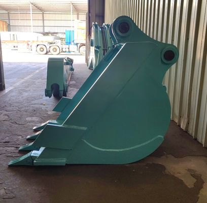 بازوي گارانتي شده کاوشگر بلندمدت با سطل و سيليندر براي CAT Kobelco