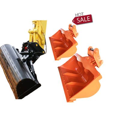 تمیز کردن سطل بیل مکانیکی شیب دار هیدرولیک Q355B NM400 Hardoc500 Optinal