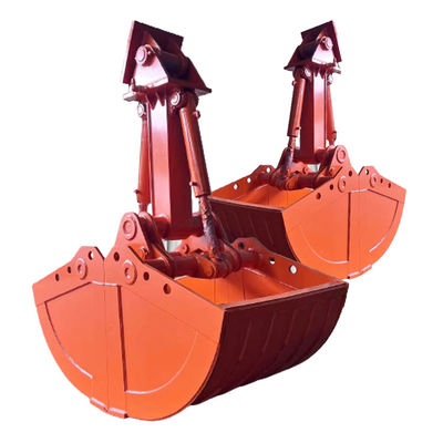 0.8cbm / 1cbm Excavator Clamshell Bucket For 320 ZX200 DX200 SK200