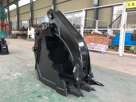 شست هیدرولیک بیل مکانیکی Q345B، سطل گرپتور برای CAT320
