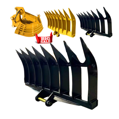 سطل بیل مکانیکی اسکراپر Q355B ، سطل برس برس NM400 برای بیل مکانیکی PC360 ZX300 CAT330