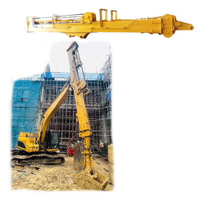 حفاری با کارایی بالا بوم تلسکوپی بلند بلند برای حفاری عمیق تر بوم تلسکوپی Excavator clamshell