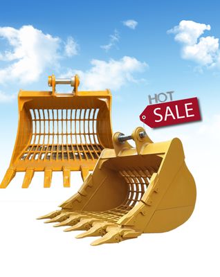 Cat312 Pc130 سطل حفاری اسکلتیون، لوازم جانبی کف کش های مقاوم حفاری
