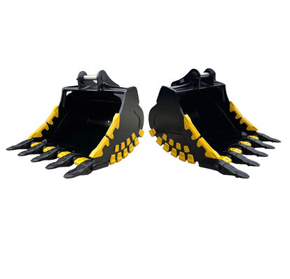 ظرفیت بالا و قدرت سنگین حفاری سطل سنگی سطل سنگ سنگین برای ماشین آلات زمین